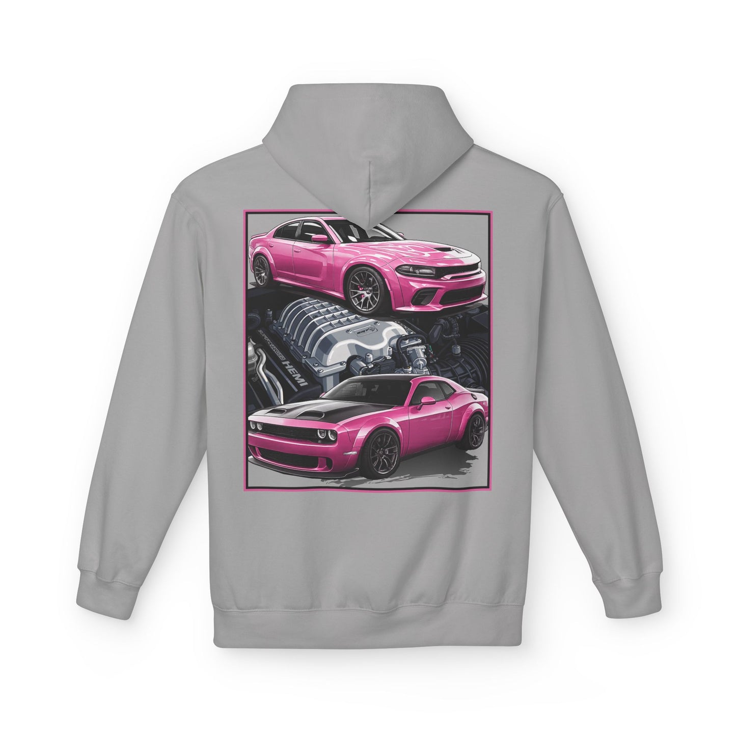 Pink Charger x Challenger Hoodie