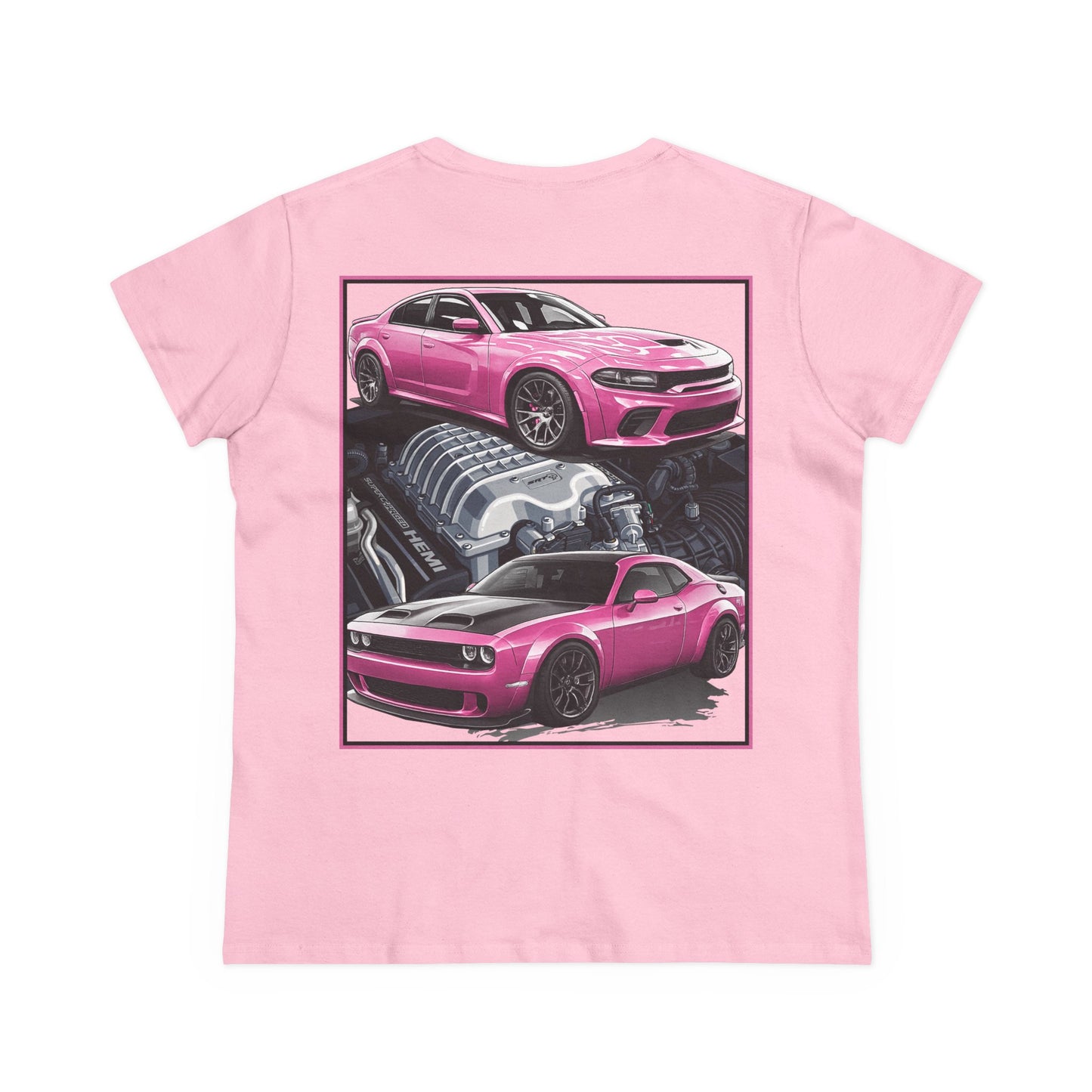 Pink Charger x Challenger T-Shirt