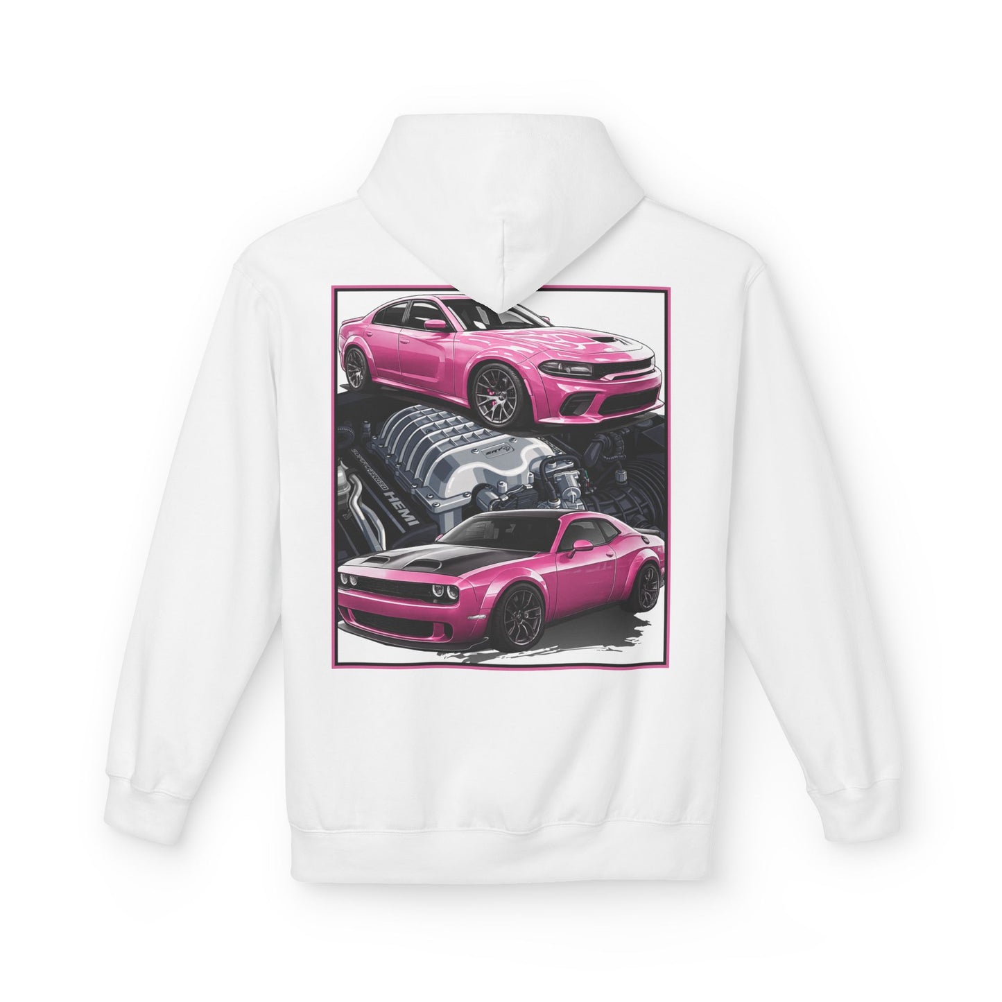 Pink Charger x Challenger Hoodie