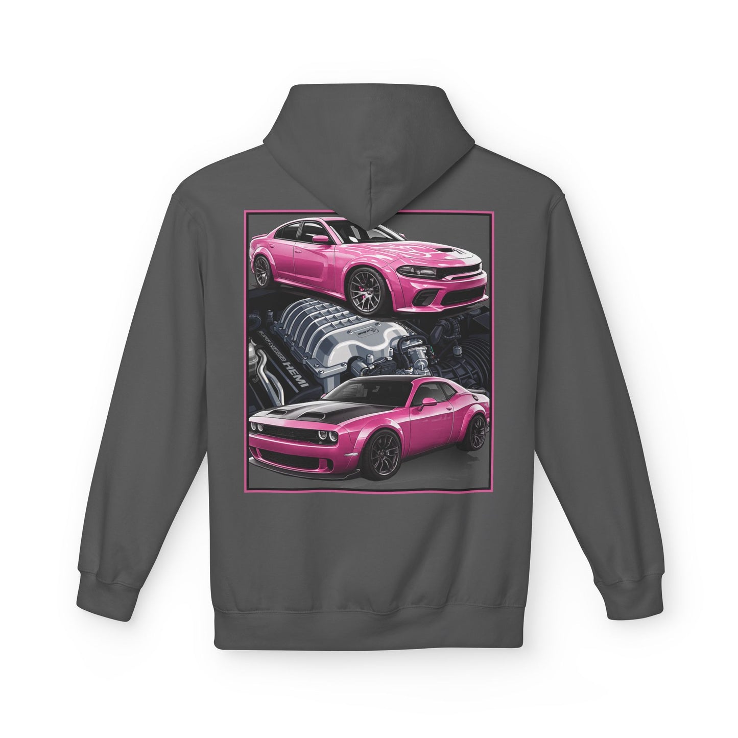 Pink Charger x Challenger Hoodie