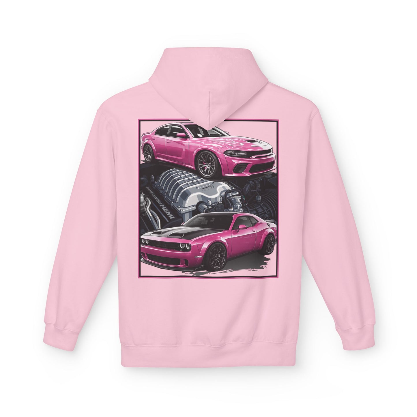 Pink Charger x Challenger Hoodie
