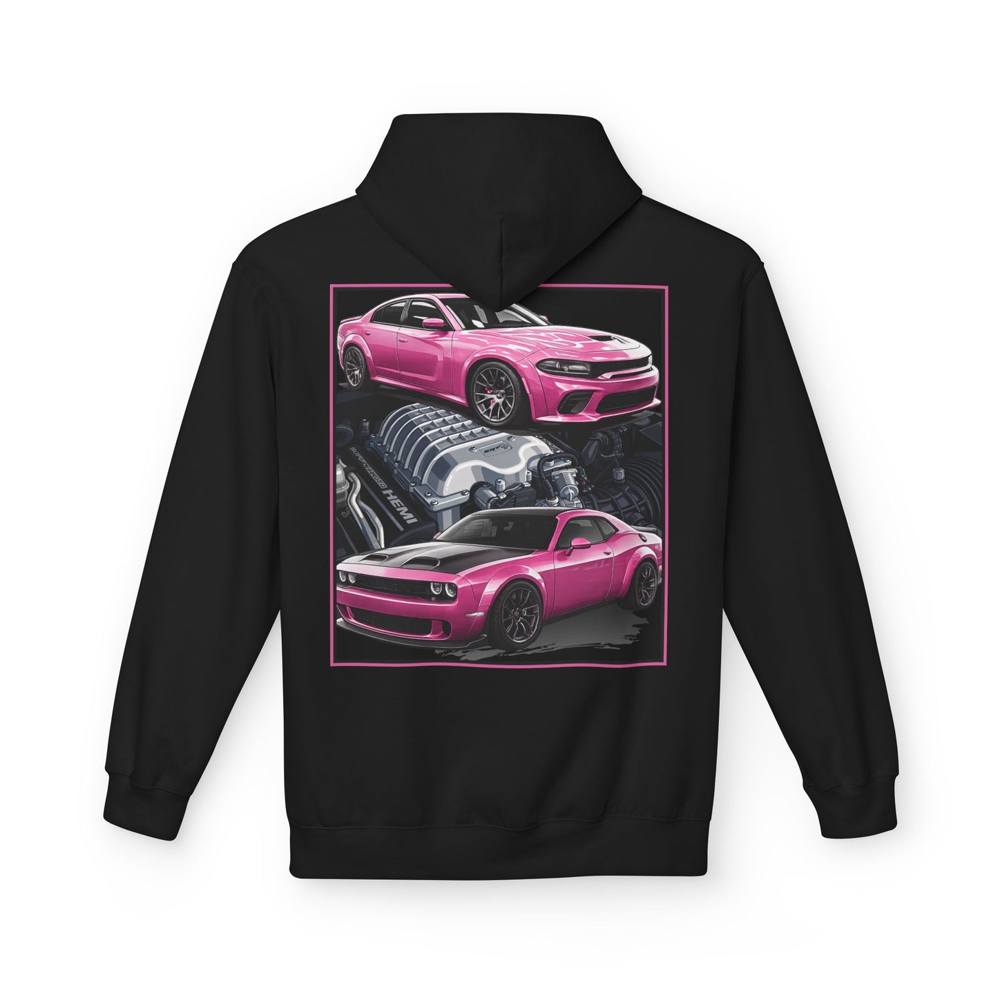 Pink Charger x Challenger Hoodie